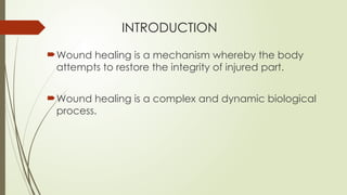 Comprehensive Overview of Wound Healing and Tissue Repair Processes | PPTX