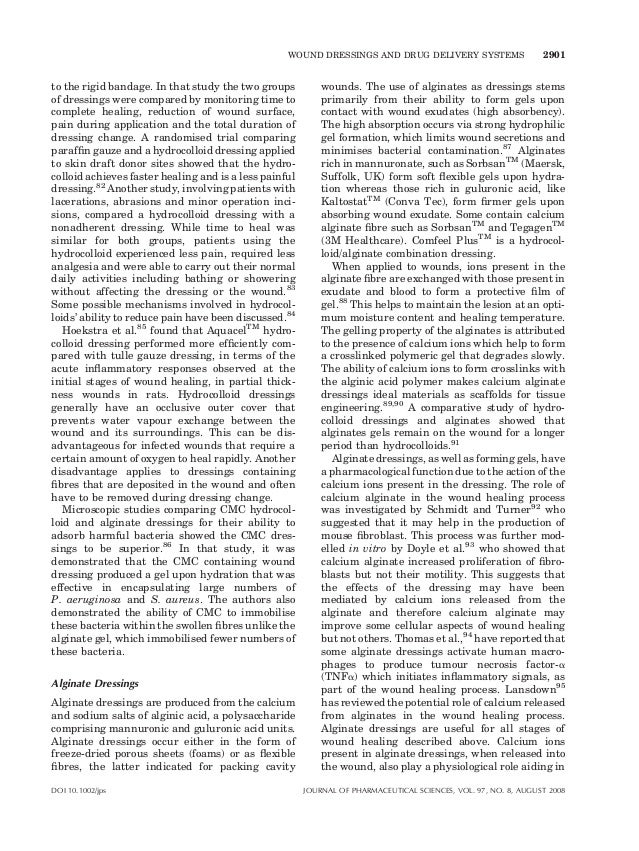 Wound healing dressings and drug delivery systems