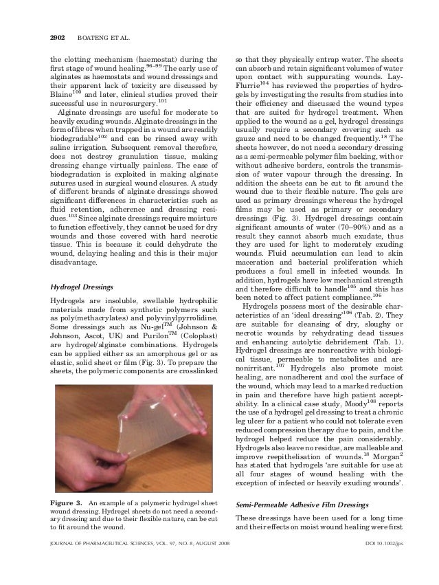 Wound healing dressings and drug delivery systems