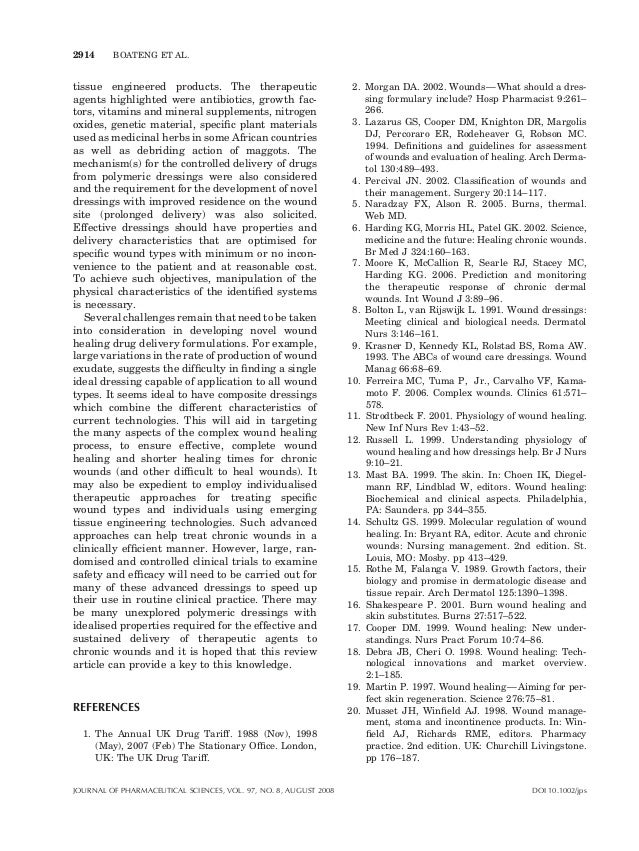 Wound healing dressings and drug delivery systems