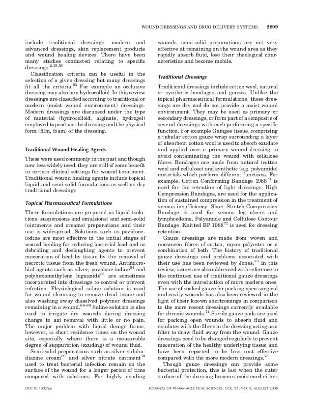 Wound healing dressings and drug delivery systems