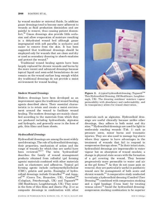 Wound healing dressings and drug delivery systems