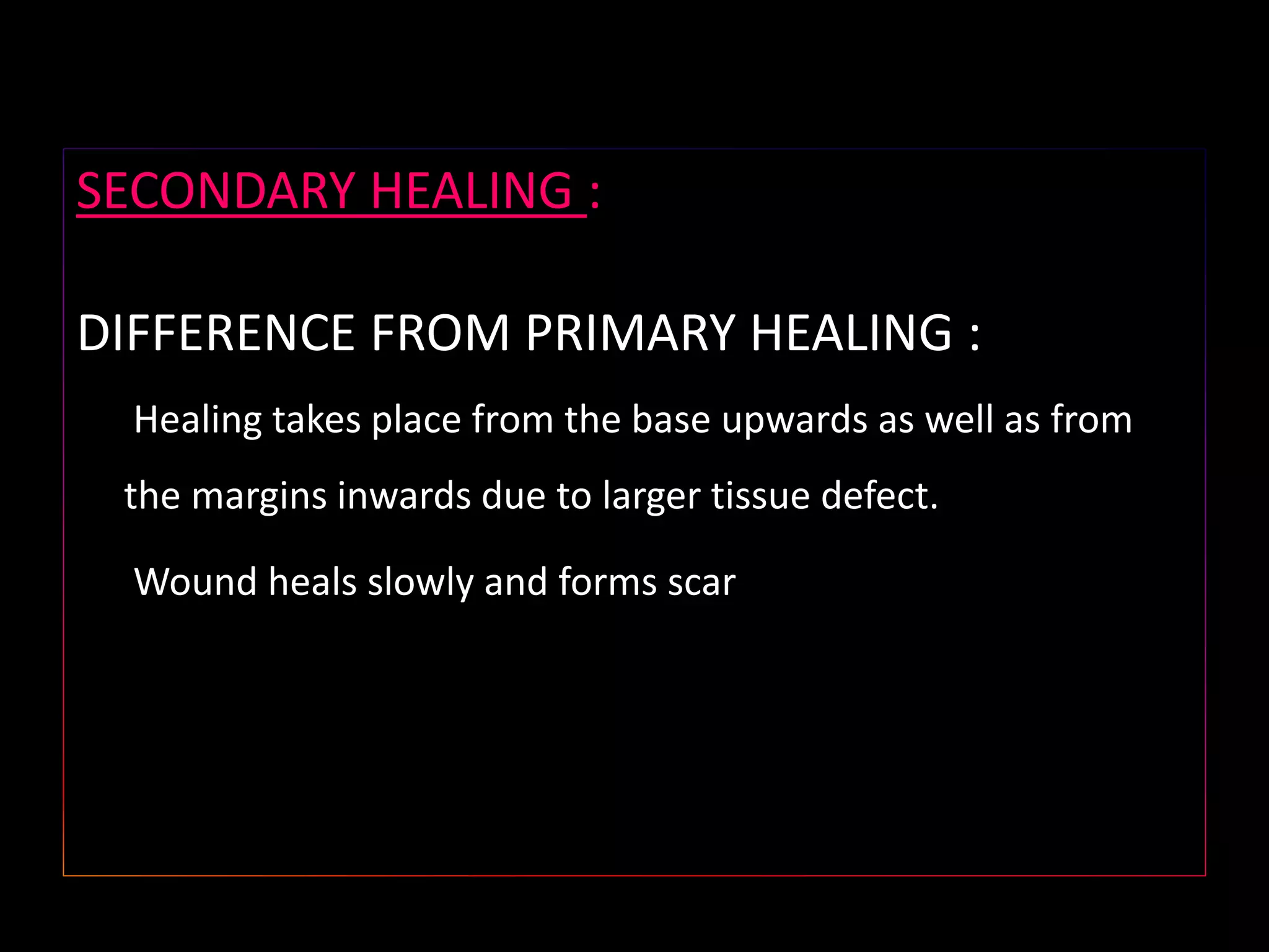 Wound healing of oral lesions | PPTX