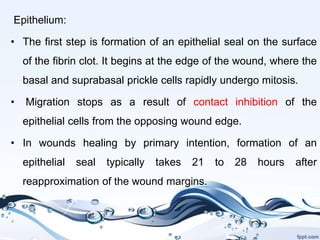 Wound healing | PPTX