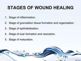 Wound healing