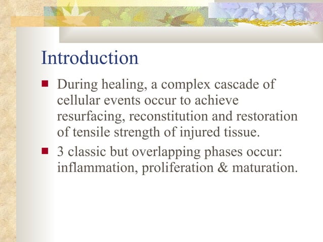 Wound Healing & Wound Care | PPT