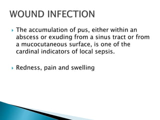 Wound infections | PPTX