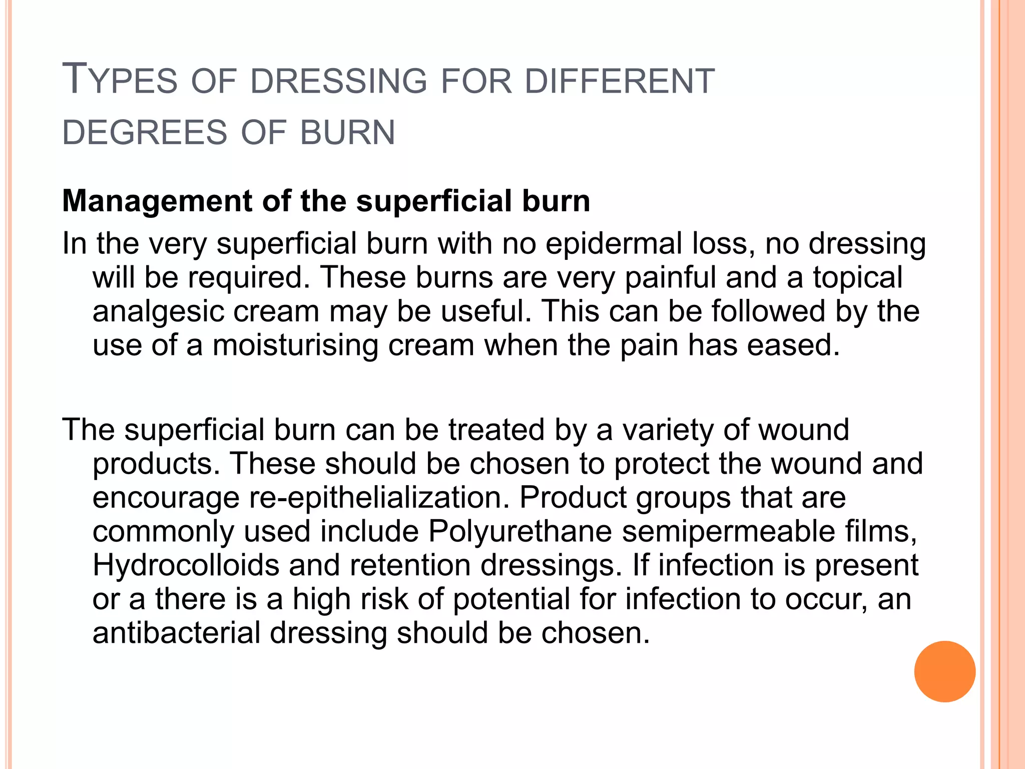 Wound management of burn | PPTX