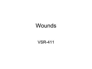 Wounds
VSR-411
 