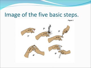 Image of the five basic steps. 