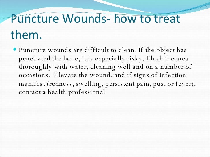 Wounds