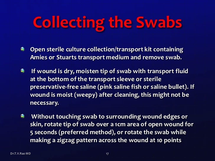 Wound Swabs basics