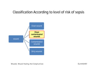Clean Wound Classification Example Wounds, Wound Healing And Complications | PDF
