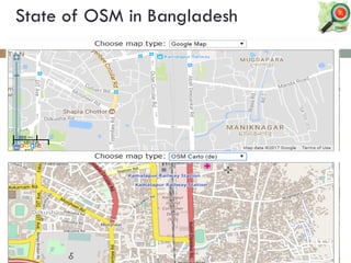 State of OSM in Bangladesh
 