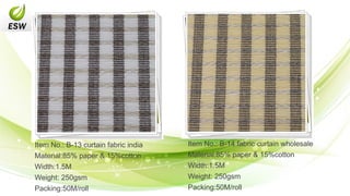 Woven fabrics for blinds - eswoven.com