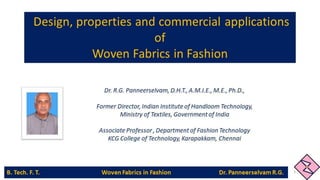 Woven Fabrics for Fashion Industry