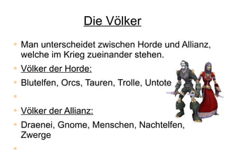 Der Spielablauf Man schlüpft in die Rolle seines Charakters, sammelt EP's (Erfahrungspunkte) durch das töten von Gegnern und das lösen von Quests 