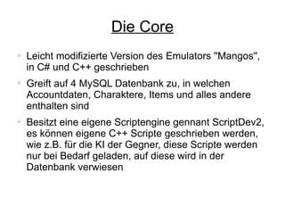Mit jedem Stufenaufstieg bekommt einen Talentpunkt (auch Skillpunkt) diese verteilt man in den verschiedenen Talenbäumen, jede Klasse hat davon 3. 