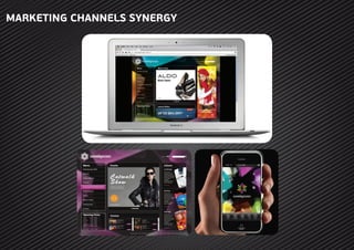 MARKETING CHANNELS SYNERGY
Kaleidoscope project overview 42
Website
Homepage
Website
Content pages
Company Information | Terms and Conditions | Privacy Policy | Site Map | Customer Enquiry | Disclaimer © 2009 Kaleidoscope All Rights Reserved.
Sign UpNewsletter GOSearch
Company Information | Terms and Conditions | Privacy Policy | Site Map | Customer Enquiry | Disclaimer © 2009 Kaleidoscope All Rights Reserved.
Opening Times
Monday 9.30am – 8.00pm
Tuesday 9.30am – 8.00pm
Wednesday 9.30am – 8.00pm
Thursday 9.30am – 8.00pm
Friday 9.30am – 8.00pm
Saturday 9.00am – 8.00pm
Sunday 11.00am – 5.00pm
Bank Holidays 10.00am – 6.00pm
Three Musketeers
Rated: 12A
Release Date: 12/10/11
View Trailer
Rated: U
Release Date: 07/10/11
View Trailer
The Lion King 3D
Find out more here
What’s on Coming Soon
Catch up on our exclusive winter
catwalk show and behind the
scenes action from Karen Millen.
Catwalk
Show
Book Now
Book Now
Anonymous
Rated: 12A
Release Date: 28/10/11
View Trailer
Rated: TBC
Release Date: 04/11/11
View Trailer
Tower Heist
Book Now
Book Now
At vero eos et
accusamus et iusto
odio dignissimos
ducimus qui blanditiis
praesentium volupta-
tum occaecati
cupiditate
provident.Similique
sunt in culpa qui.
READ MORE
At vero eos et
accusamus et iusto
odio dignissimos
ducimus qui blanditiis
praesentium volupta-
tum occaecati
cupiditate
provident.Similique
sunt in culpa qui.
READ MORE
At vero eos et
accusamus et iusto
odio dignissimos
ducimus qui blanditiis
praesentium volupta-
tum occaecati
cupiditate
provident.Similique
sunt in culpa qui.
READ MORE
Menu Events
Cinema
Kaleidoscope Mall
Tenants
Gallery Brands
Services
Leisure and Entertainment
Photo Gallery
Videos
Write a letter
Getting Here
Contact
Leisure
Ice Skating
Bowling
Kids Club
Company Information | Terms and Conditions | Privacy Policy | Site Map | Customer Enquiry | Disclaimer © 2009 Kaleidoscope All Rights Reserved.
Sign UpNewsletter GOSearch
Company Information | Terms and Conditions | Privacy Policy | Site Map | Customer Enquiry | Disclaimer © 2009 Kaleidoscope All Rights Reserved.
Opening Times
Monday 9.30am – 8.00pm
Tuesday 9.30am – 8.00pm
Wednesday 9.30am – 8.00pm
Thursday 9.30am – 8.00pm
Friday 9.30am – 8.00pm
Saturday 9.00am – 8.00pm
Sunday 11.00am – 5.00pm
Bank Holidays 10.00am – 6.00pm
By Metro
accusamus
dignissimos
ducimus qui
blanditiis
praesentium
voluptatum
By Car
At vero eos et accusamus et iusto odio
dignissimos ducimus qui blanditiis
praesentium voluptatum occaecati
cupiditate provident.Similique sunt
in culpa qui.
By Bus
X59, X91, 289, 234, 500, 345, 845
At vero eos et accusamus et iusto odio
dignissimos ducimus qui blanditiis
praesentium voluptatum occaecati
cupiditate provident.Similique sunt
in culpa qui.
Walking
At vero eos et accusamus et iusto odio
dignissimos ducimus qui blanditiis
praesentium voluptatum occaecati
cupiditate provident.Similique sunt
in culpa qui.
At vero eos et accusamus et iusto odio
dignissimos ducimus qui blanditiis
praesentium voluptatum occaecati
cupiditate provident.Similique sunt
in culpa qui.
Monday - Sunday
dignissimos 0.00
ducimus qui blanditiis 0.00
qui blanditiis 0.00
qui blanditiis 0.00
dignissimos 0.00
ducimus qui blanditiis 0.00
Menu Map
Car Park Rates
Getting Here
Kaleidoscope Mall
Tenants
Gallery Brands
Services
Leisure and Entertainment
Photo Gallery
Videos
Write a letter
Getting Here
Contact
 