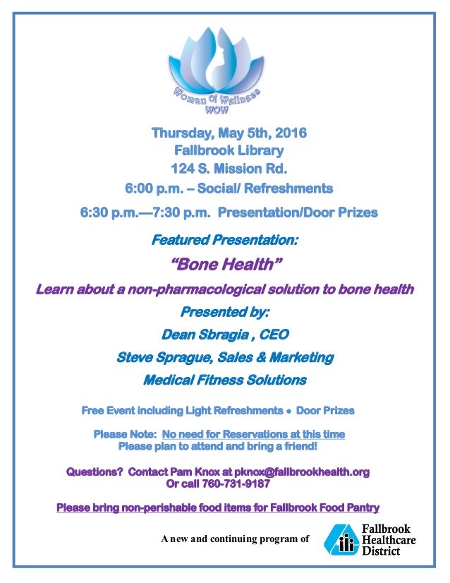 Wow Women Of Wellness Event Presented By Dean Sbragia Ceo And Ste