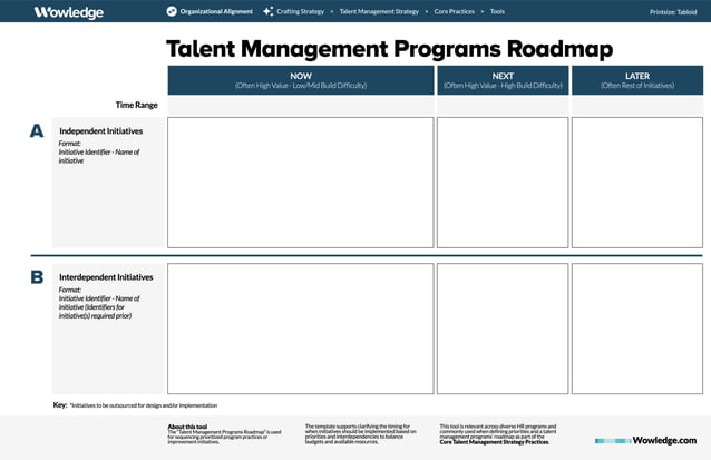 Effective Talent Management Strategy: Defining Priorities and Roadmaps