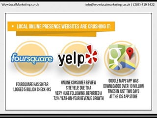 WowLocalMarketing.co.uk info@wowlocalmarketing.co.uk | (208) 419 8422
 