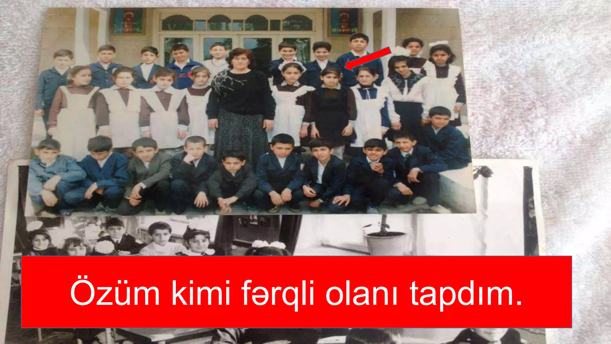 Özüm kimi fərqli olanı tapdım.
 