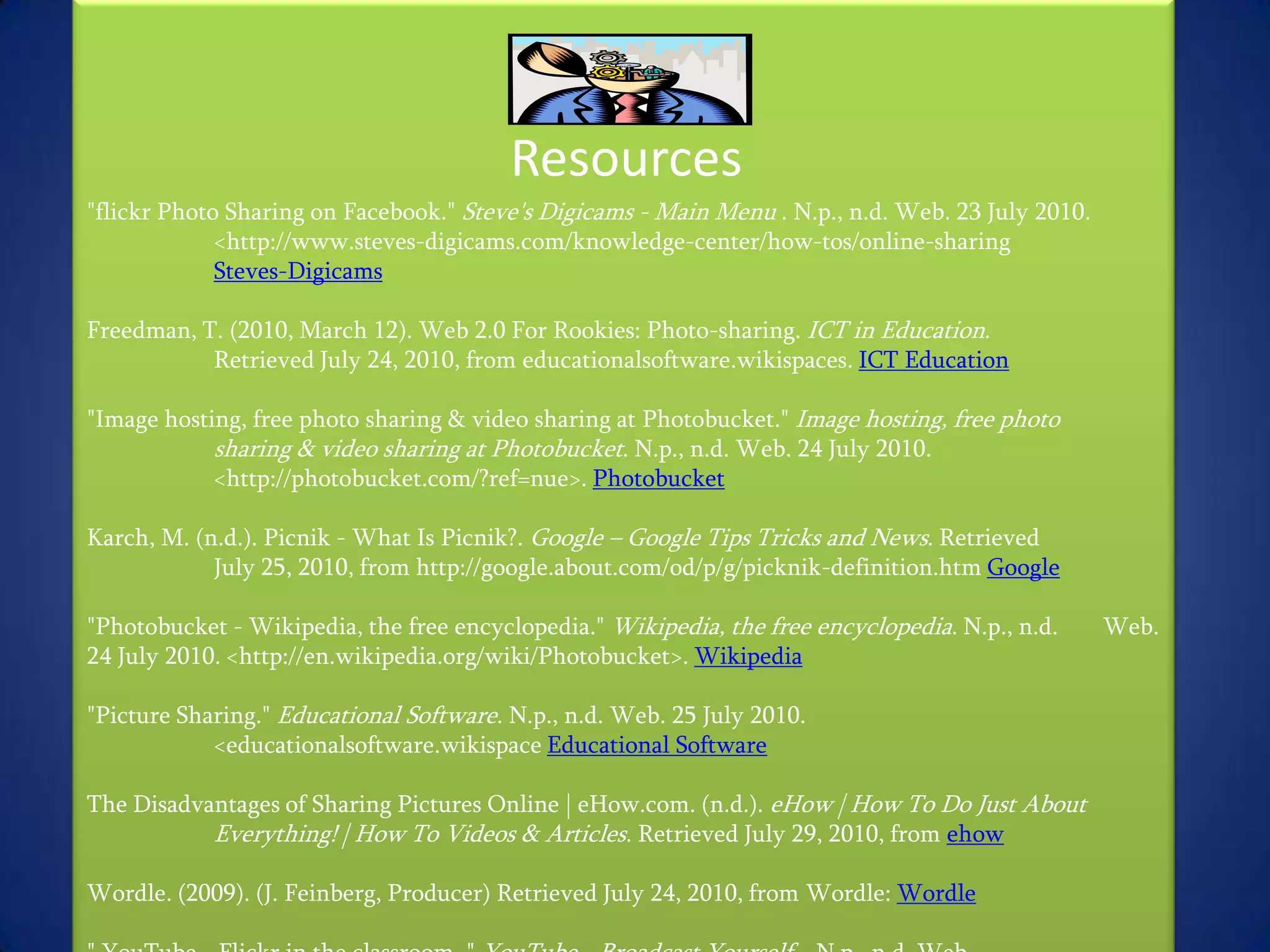 Photo editor for flickrUpload, share, link and find photos, videos and graphics.