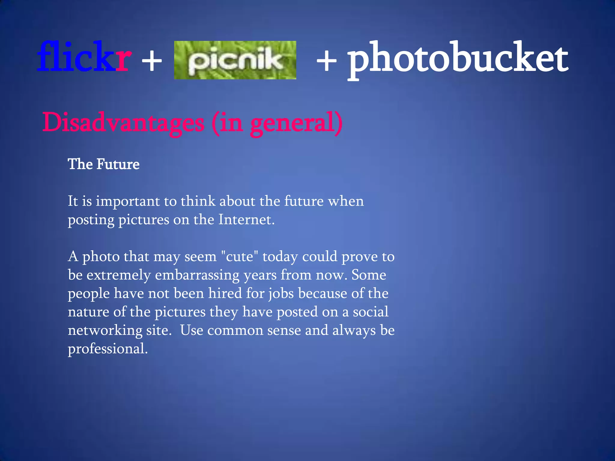 When Hari met flickr
