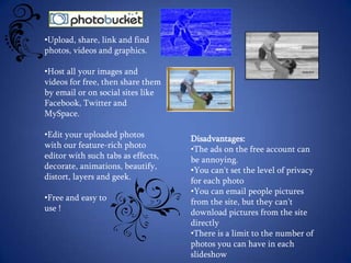 Free editing/decorating toolsHow to get startedGive your photo a whole new look and a whole new voice with effects, text, stickers, touch-ups and more!Explore interesting photos on flickr by choosing a point in time...