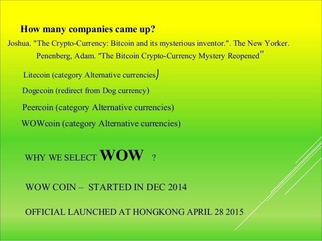 easy to how was in mine 2009 it bitcoin GREATNESS Wow presentation!!! ECOIN