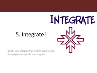 Getting to ‘WOW’: Nine steps to improve your public speaking and presenting and get your research into use