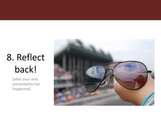 Getting to ‘WOW’: Nine steps to improve your public speaking and presenting and get your research into use