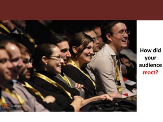 Getting to ‘WOW’: Nine steps to improve your public speaking and presenting and get your research into use