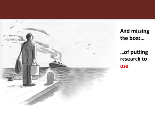 Getting to ‘WOW’: Nine steps to improve your public speaking and presenting and get your research into use