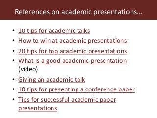 Getting to ‘WOW’: Nine steps to improve your public speaking and presenting and get your research into use