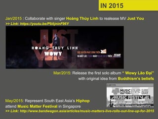 Ow.ly Rapper Wowy Rapper Profile The Successful Vietnamese Rapper | PDF