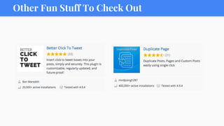 Other Fun Stuff To Check Out
 