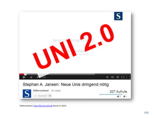 (29)
Stifterverband, http://bit.ly/1cxHusB Stand 6.3.2014
 