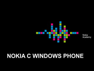 NOKIA С WINDOWS PHONE
 