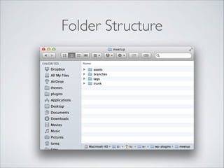 Folder Structure
 