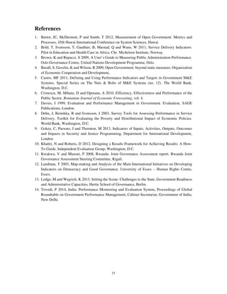 Measuring Institutional Performance: Can governance indices help? | PDF
