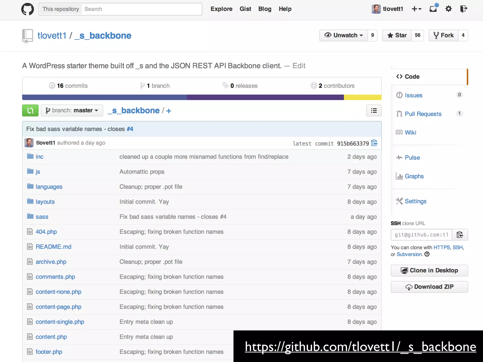 https://github.com/tlovett1/_s_backbone 
 