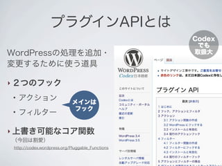 Wp プラグインapiから理解するword press.share Slide 67