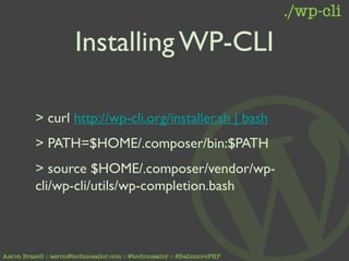 Wp cli | PPT