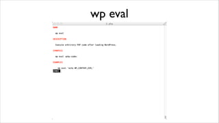wp eval-ﬁle

 