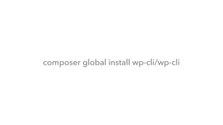 composer global install wp-cli/wp-cli
 