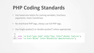 WordPress Coding Standards & WP Hooks | PPT