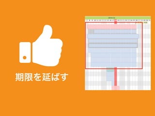 期限を延ばす
Ŏ
 