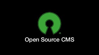 Open Source CMS
 
